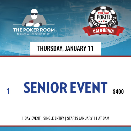 Event 1 WSOP Circuit - Seniors