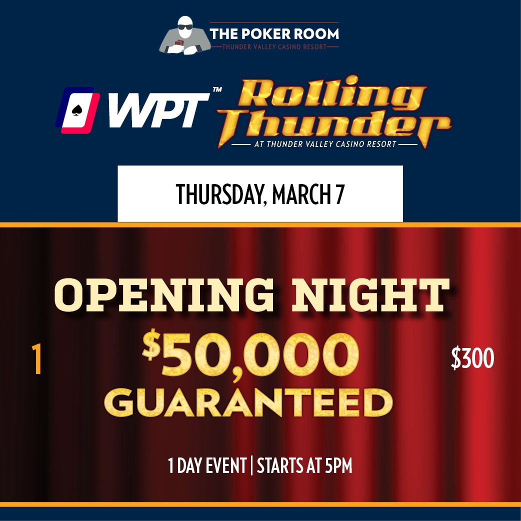 Event 1 - WPT - Opening Night