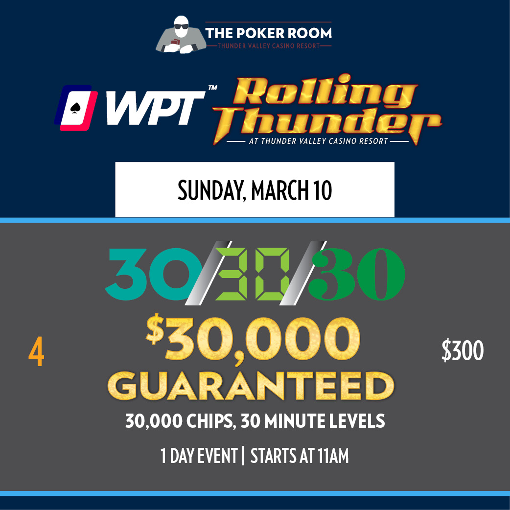 Event 4 - WPT - 30/30/30