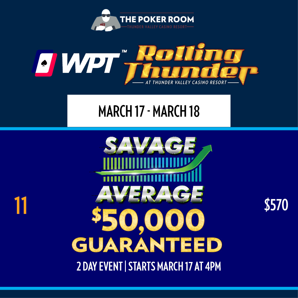 Event 11 - WPT - Savage Average