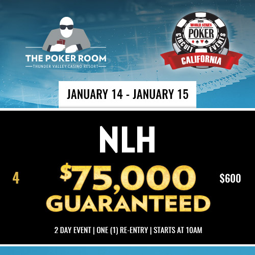 Event 4 WSOP Circuit - $75K GTD NLH