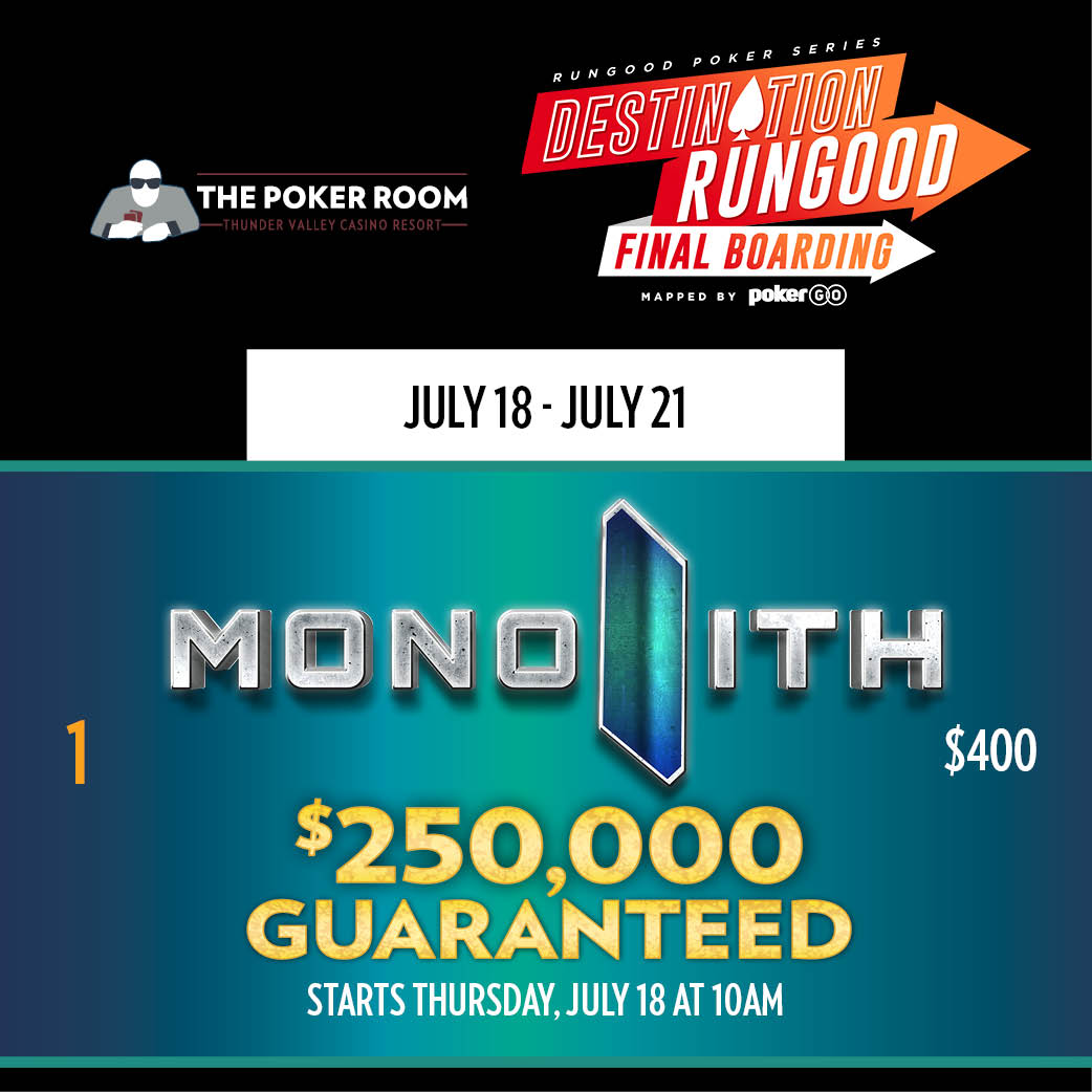 Event 1 - RunGood - Monolith