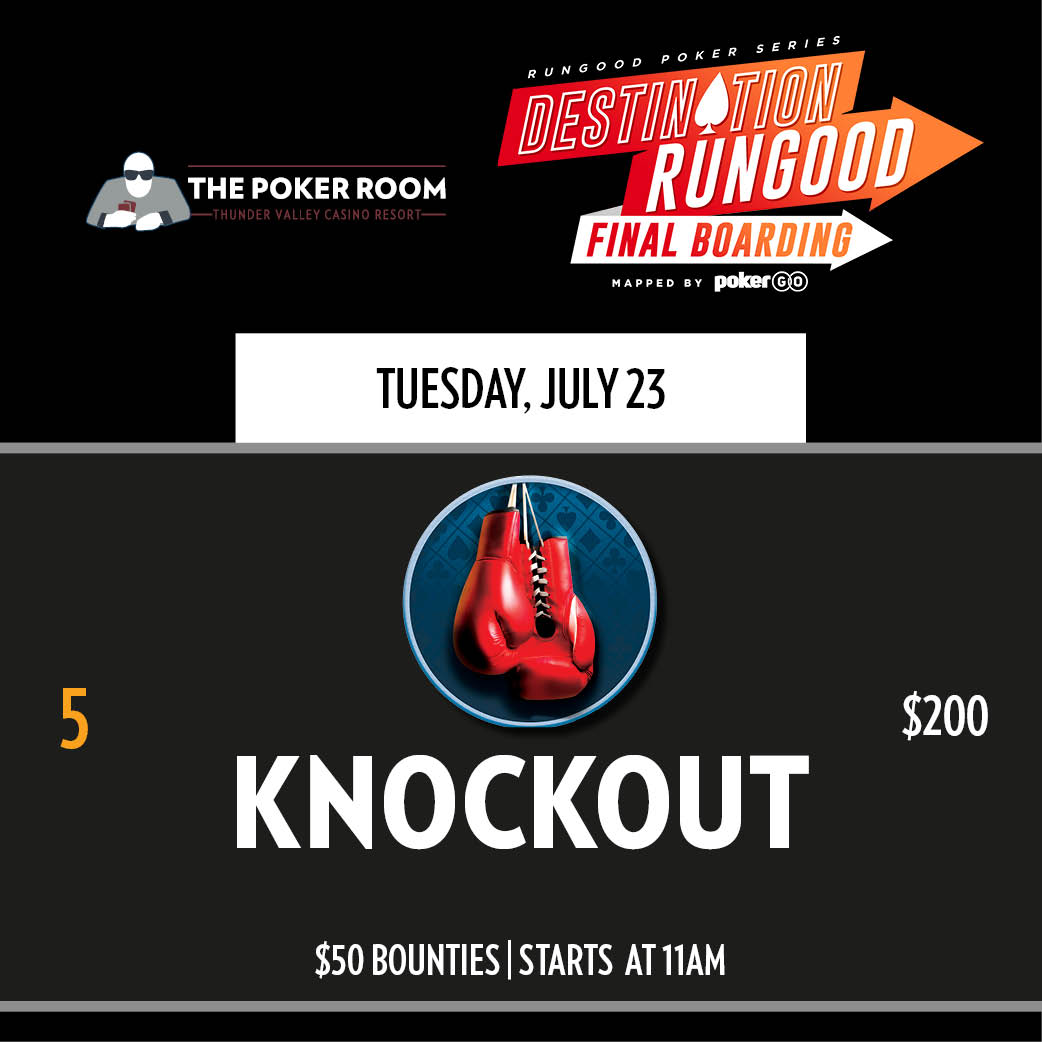 Event 5 - RunGood - Knockout Bounty