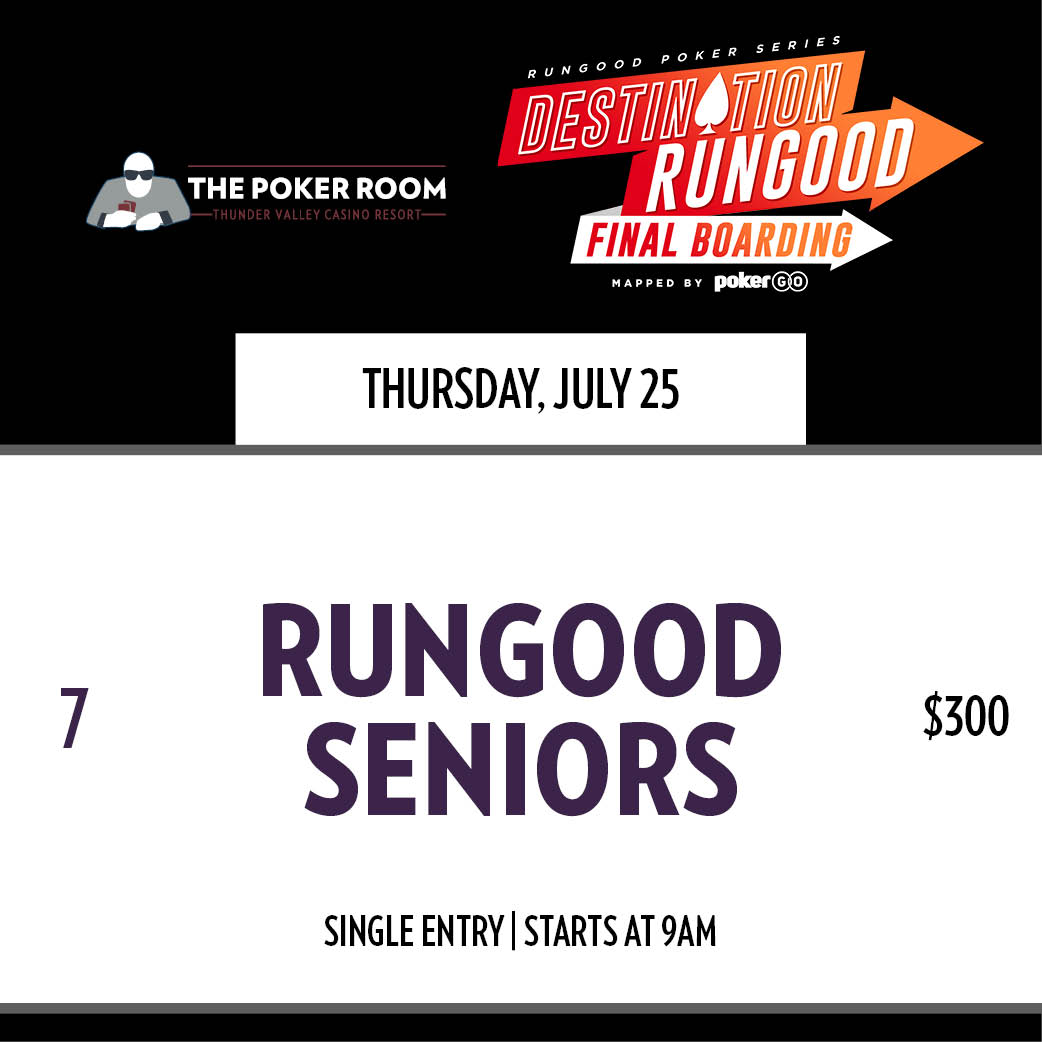 Event 7 - RunGood - Seniors
