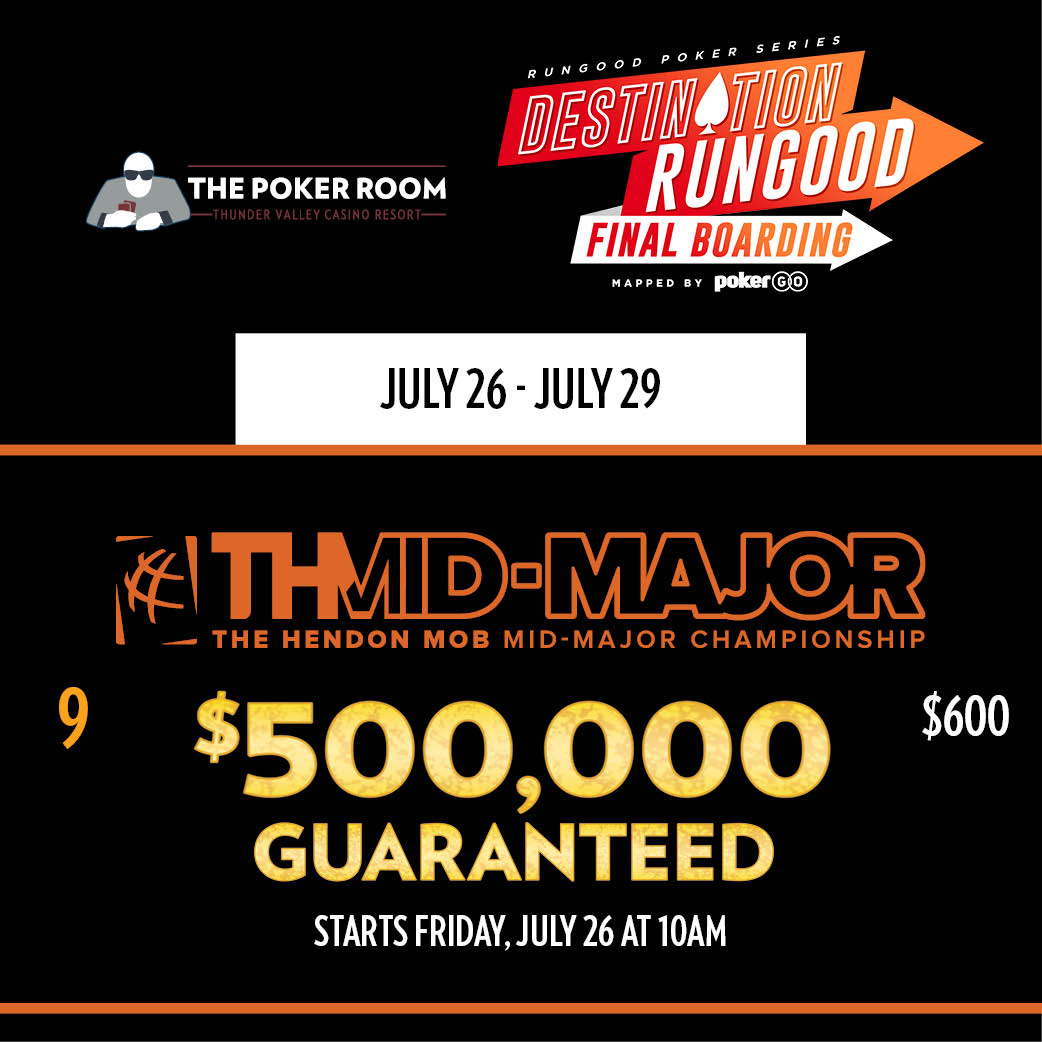 Event 9 - RunGood - Hendon Mob Mid-Major Championship