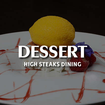 End your meal on a sweet note