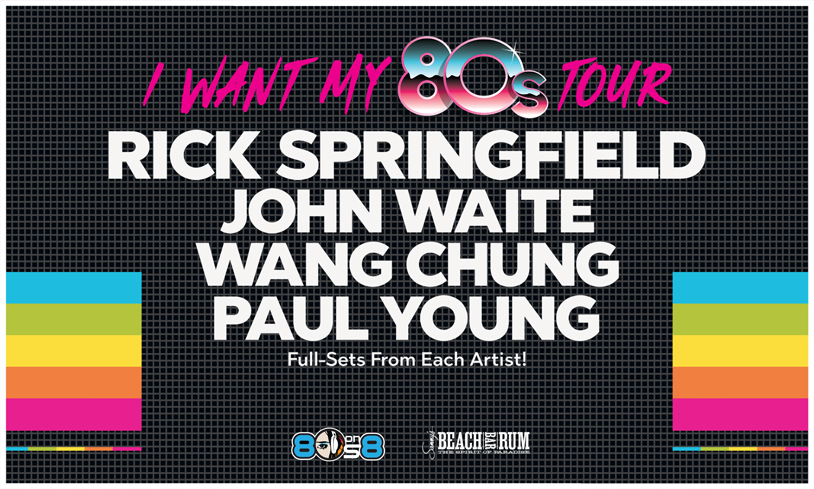 Rick Springfield: I Want My 80’s Tour