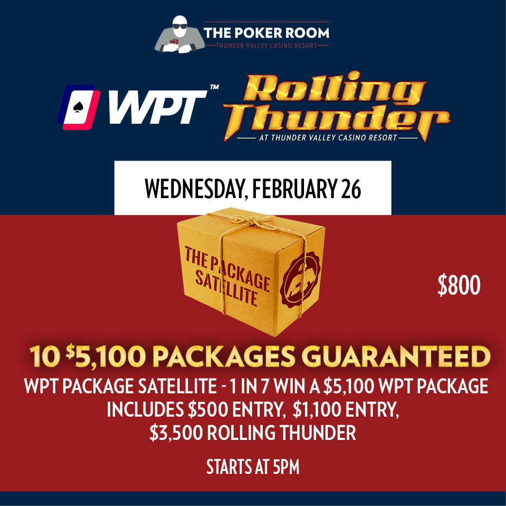 WPT Returns to Thunder Valley